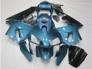 Aftermarket 2003-2004 Gloss Light Blue Honda CBR600RR Motorcycle Fairings