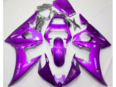 Aftermarket 2003-2005 Gloss Purple Yamaha R6 Motorcycle Fairings