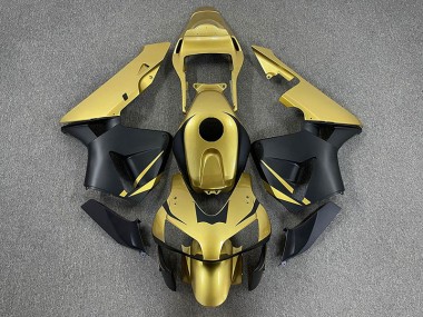 Aftermarket 2003-2004 Gold & Matte Black Honda CBR600RR Motorcycle Fairings