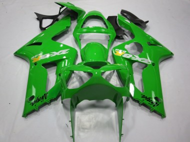 Aftermarket 2003-2004 Green OEM Style- ZX6R 03-04 Kawasaki ZX6R Motorcycle Fairings