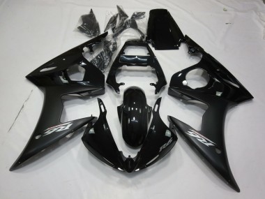 Aftermarket 2003-2005 Matte Black Yamaha R6 Motorcycle Fairings