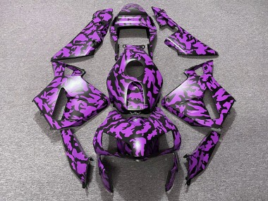 Aftermarket 2003-2004 Purple Camo Honda CBR600RR Motorcycle Fairings