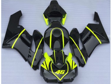 Aftermarket 2004-2005 All Black and High Viz Honda CBR1000RR Motorcycle Fairings