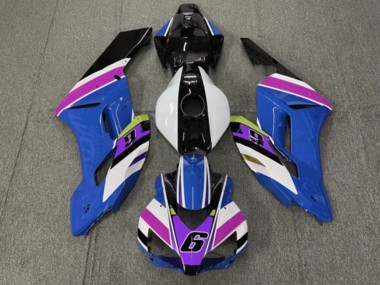 Aftermarket 2004-2005 Blue 6 Honda CBR1000RR Motorcycle Fairings