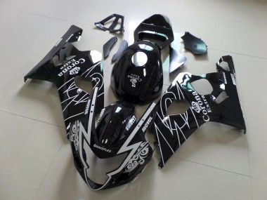 Aftermarket 2004-2005 Corona Black Suzuki GSXR 600-750 Motorcycle Fairings