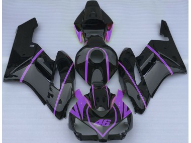 Aftermarket 2004-2005 Gloss Black & Purple Honda CBR1000RR Motorcycle Fairings