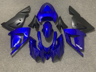 Aftermarket 2004-2005 Gloss Blue and Black Kawasaki ZX10R Motorcycle Fairings