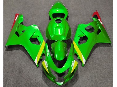 Aftermarket 2004-2005 Gloss Green Suzuki GSXR 600-750 Motorcycle Fairings