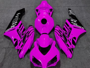 Aftermarket 2004-2005 Gloss Pink Flame Honda CBR1000RR Motorcycle Fairings