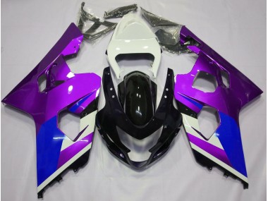 Aftermarket 2004-2005 Gloss Purple Suzuki GSXR 600-750 Motorcycle Fairings