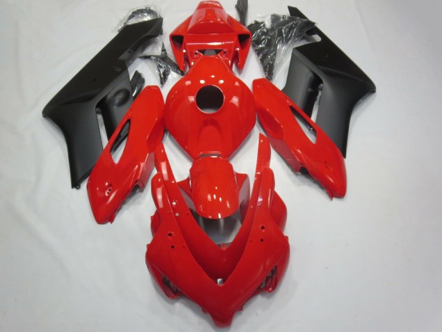 Aftermarket 2004-2005 Gloss Red and Matte Black Honda CBR1000RR Motorcycle Fairings