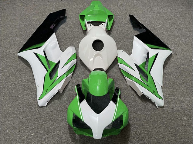 Aftermarket 2004-2005 Green White and Black Gloss Honda CBR1000RR Motorcycle Fairings