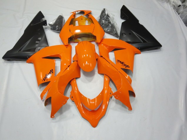 Aftermarket 2004-2005 Orange Ninja Kawasaki ZX10R Motorcycle Fairings