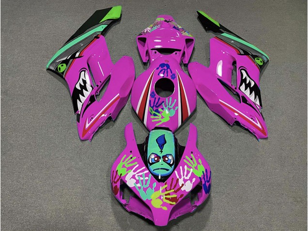 Aftermarket 2004-2005 Pink Shark Honda CBR1000RR Motorcycle Fairings