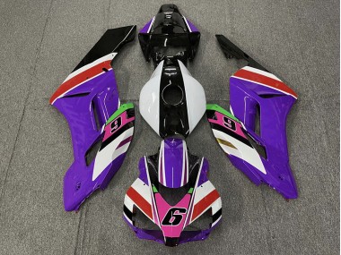Aftermarket 2004-2005 Purple 6 Honda CBR1000RR Motorcycle Fairings