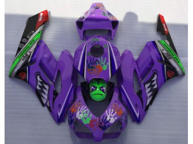 Aftermarket 2004-2005 Purple Shark Honda CBR1000RR Motorcycle Fairings