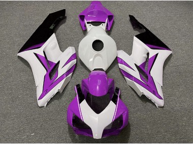 Aftermarket 2004-2005 Purple White and Black Gloss Honda CBR1000RR Motorcycle Fairings
