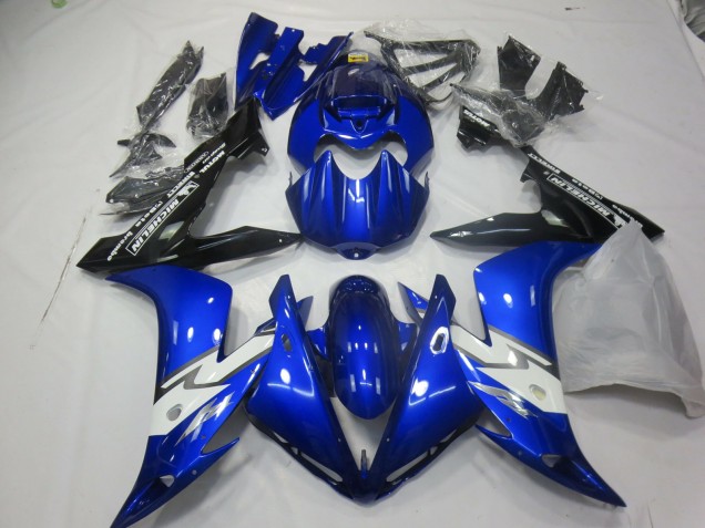 Aftermarket 2004-2006 Blue White gloss Yamaha R1 Motorcycle Fairings