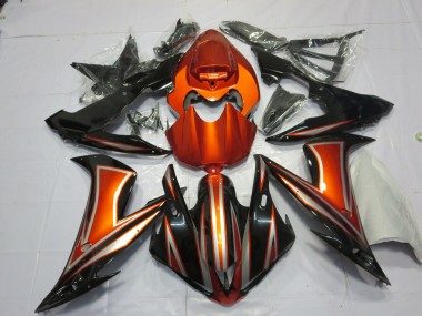 Aftermarket 2004-2006 Burnt Orange Yamaha R1 Motorcycle Fairings