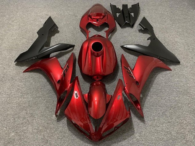 Aftermarket 2004-2006 Candy Red Yamaha R1 Motorcycle Fairings