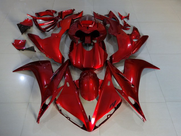 Aftermarket 2004-2006 Deep Red Yamaha R1 Motorcycle Fairings