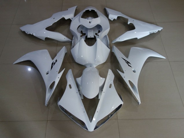 Aftermarket 2004-2006 Gloss White Yamaha R1 Motorcycle Fairings