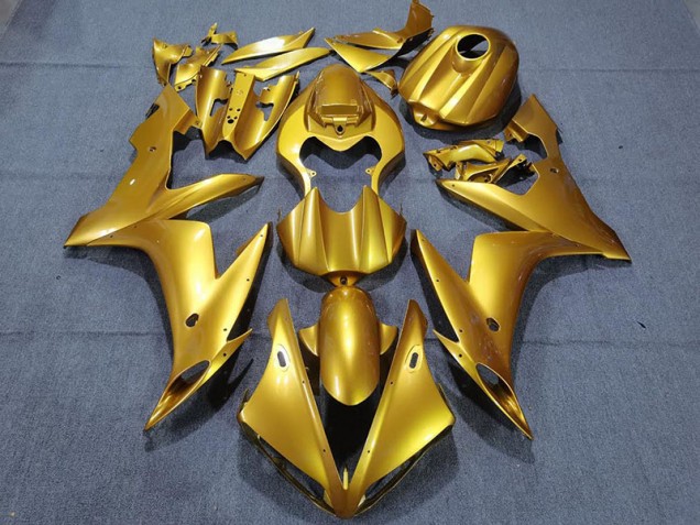 Aftermarket 2004-2006 Gold Yamaha R1 Motorcycle Fairings