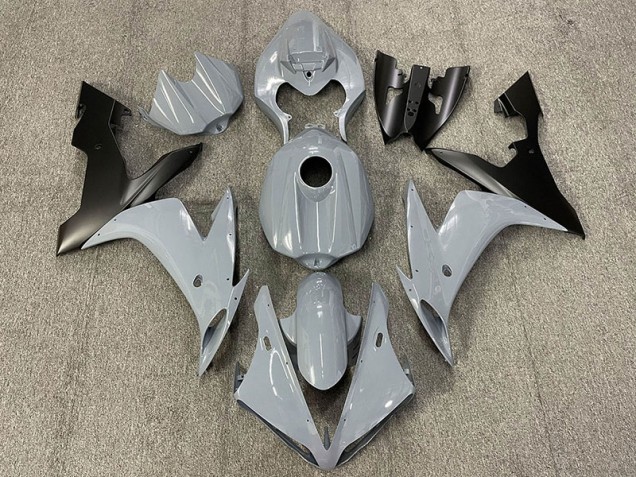 Aftermarket 2004-2006 Nardo Grey & Black Yamaha R1 Motorcycle Fairings