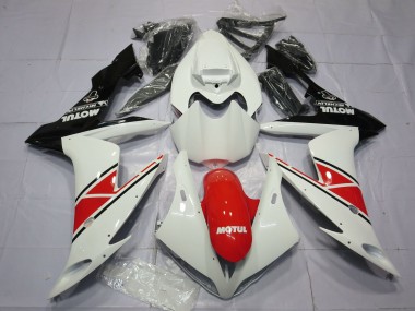 Aftermarket 2004-2006 Oem Style Red and white Yamaha R1 Motorcycle Fairings