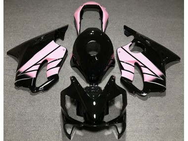 Aftermarket 2004-2007 Custom Pink and Black Honda CBR600 F4i Motorcycle Fairings