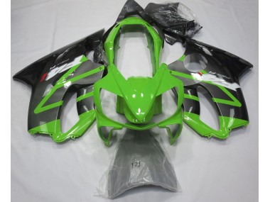 Aftermarket 2004-2007 Gloss Green & Grey Honda CBR600 F4i Motorcycle Fairings