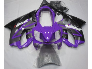 Aftermarket 2004-2007 Gloss Purple & Grey Honda CBR600 F4i Motorcycle Fairings