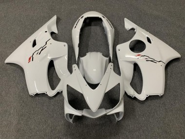 Aftermarket 2004-2007 Gloss White Honda CBR600 F4i Motorcycle Fairings