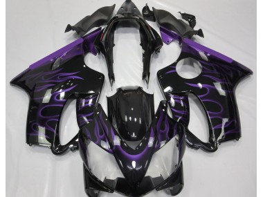 Aftermarket 2004-2007 Purple Flame Honda CBR600 F4i Motorcycle Fairings