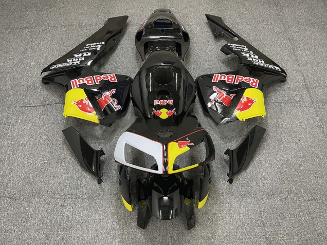 Aftermarket 2005-2006 Black Red Bull Honda CBR600RR Motorcycle Fairings