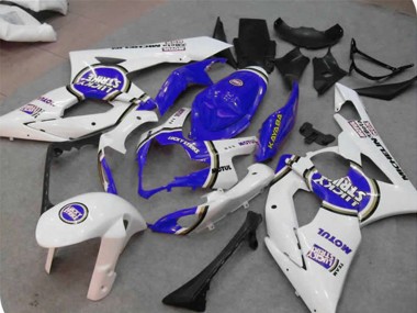 Aftermarket 2005-2006 Blue Lucky Strike Suzuki GSXR 1000 Motorcycle Fairings