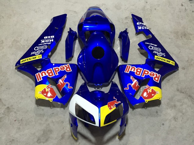 Aftermarket 2005-2006 Blue Red Bull Honda CBR600RR Motorcycle Fairings