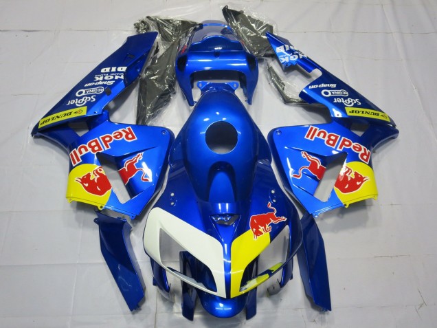 Aftermarket 2005-2006 Blue Red Bull Style Honda CBR600RR Motorcycle Fairings