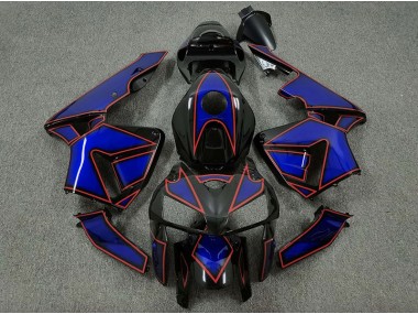 Aftermarket 2005-2006 Blue and Red Turtle Honda CBR600RR Motorcycle Fairings