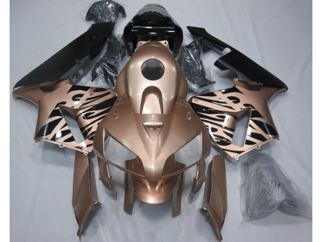 Aftermarket 2005-2006 Bronze Flame Honda CBR600RR Motorcycle Fairings