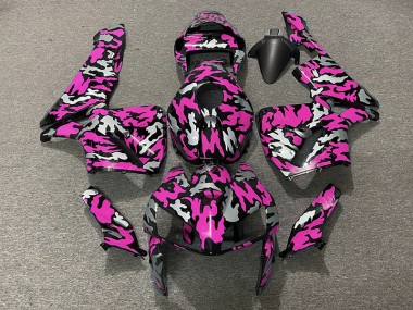 Aftermarket 2005-2006 Camo & HOT PINK Honda CBR600RR Motorcycle Fairings