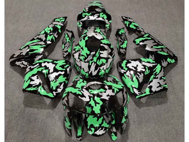 Aftermarket 2005-2006 Camo & LIGHT GREEN Honda CBR600RR Motorcycle Fairings