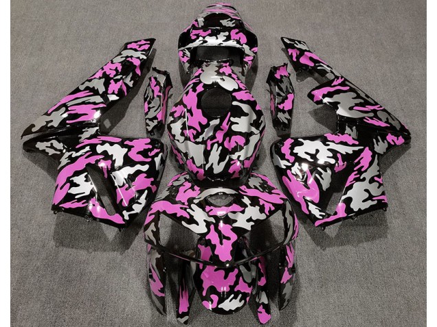 Aftermarket 2005-2006 Camo & LIGHT PINK Honda CBR600RR Motorcycle Fairings