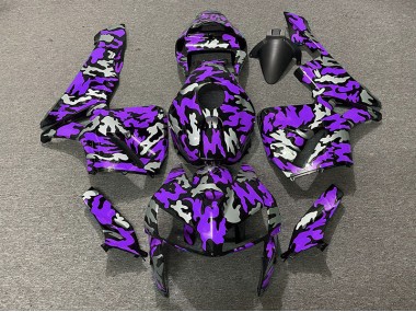 Aftermarket 2005-2006 Camo & PURPLE Honda CBR600RR Motorcycle Fairings