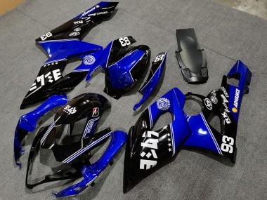 Aftermarket 2005-2006 Gloss Blue and Black Custom Suzuki GSXR 1000 Motorcycle Fairings