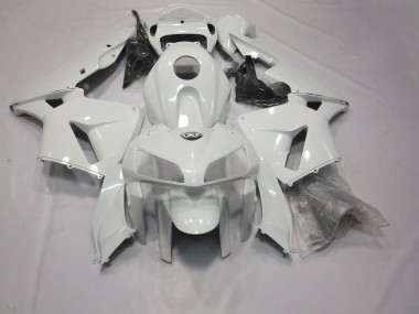 Aftermarket 2005-2006 Gloss White Honda CBR600RR Motorcycle Fairings