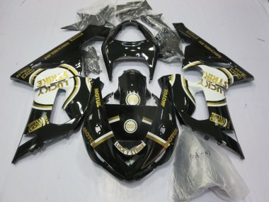 Aftermarket 2005-2006 Gold LS Kawasaki ZX6R Motorcycle Fairings