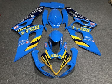 Aftermarket 2005-2006 Light Blue Rizla Suzuki GSXR 1000 Motorcycle Fairings