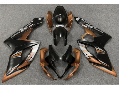 Aftermarket 2005-2006 Matte Black and Bronze Suzuki GSXR 1000 Motorcycle Fairings