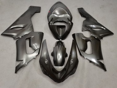 Aftermarket 2005-2006 Metal Silver Kawasaki ZX6R Motorcycle Fairings